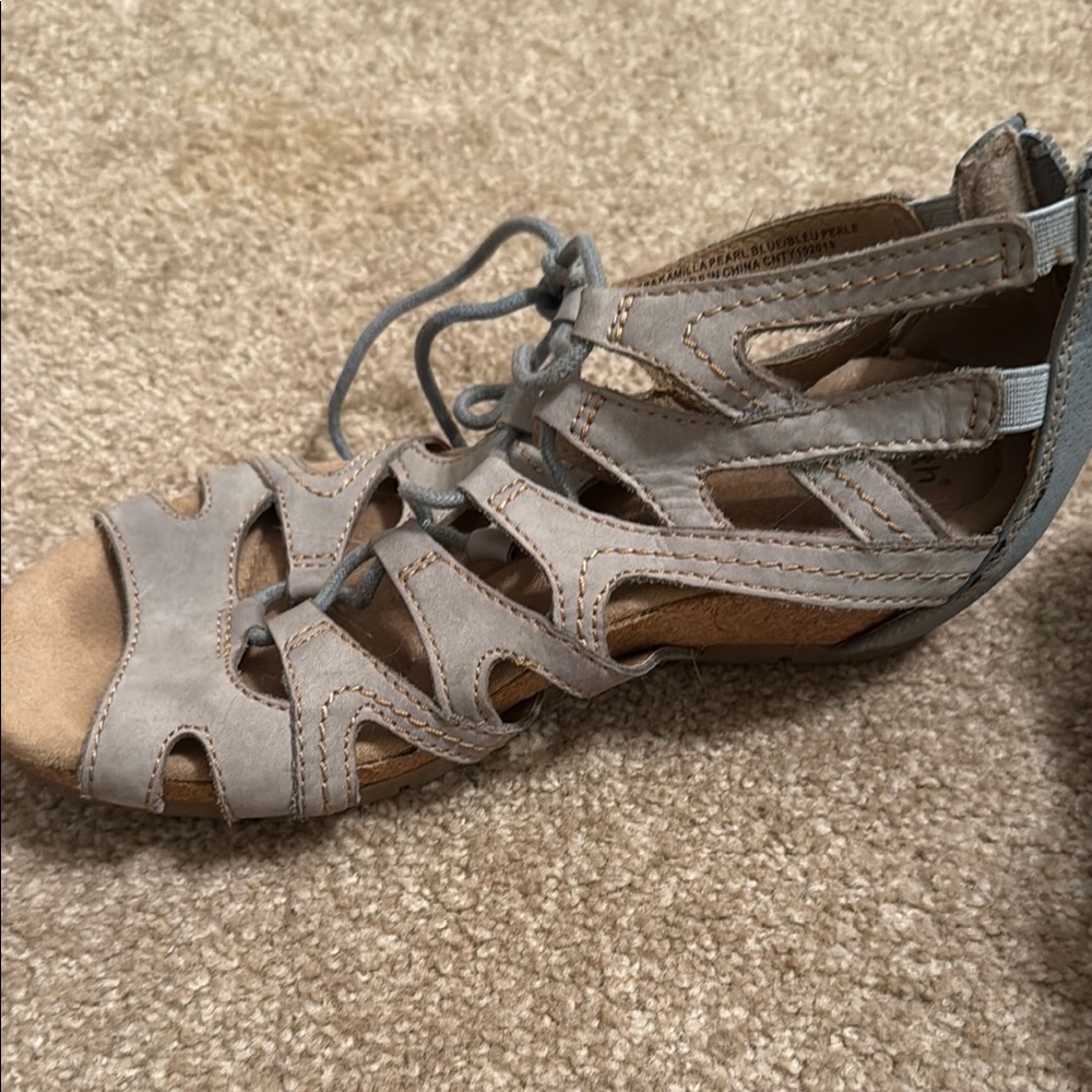 Stylish pale blue Women's Sandals - Picture 2 of 11